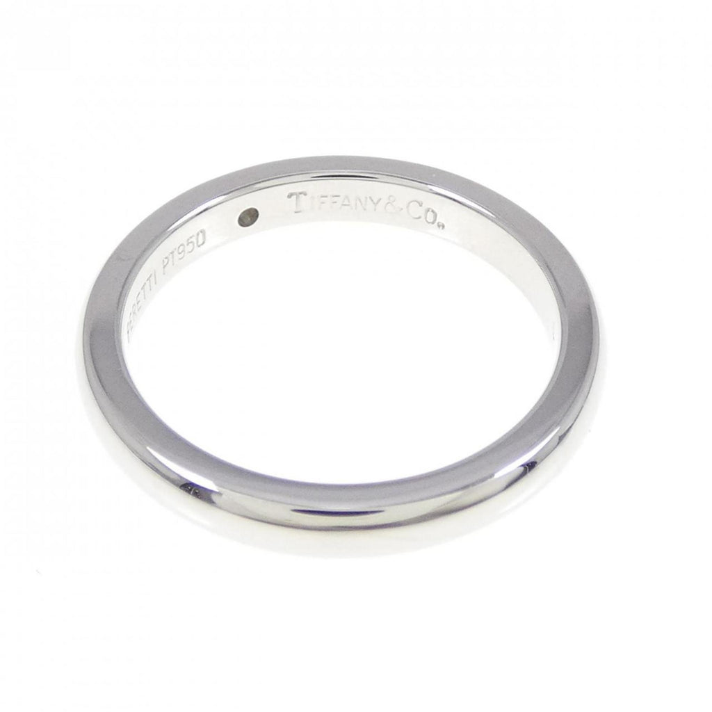 Band Ring Platinum with Diamond