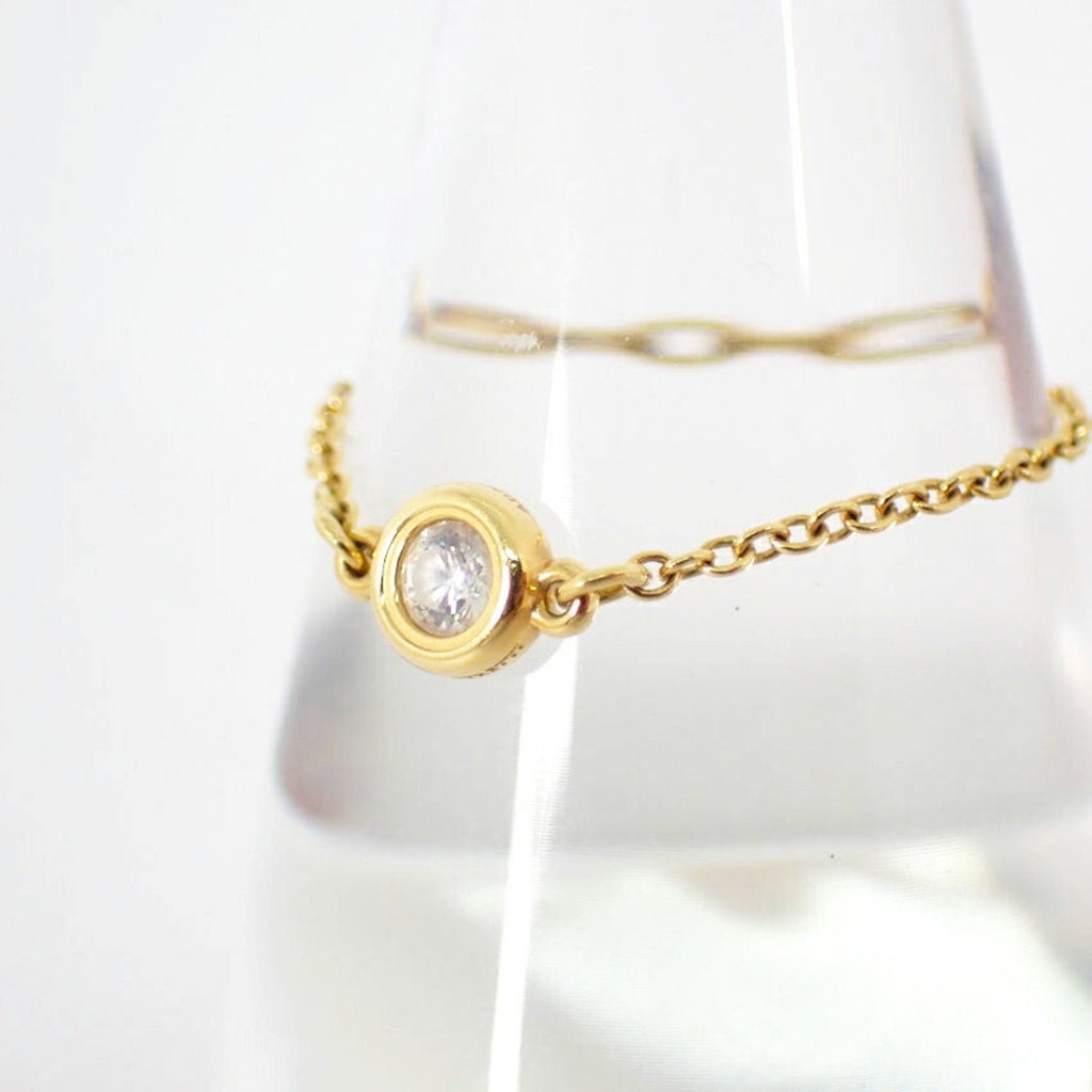 Elsa Peretti Diamonds By The Yard Pendant Necklace 18K Yellow Gold and Diamond