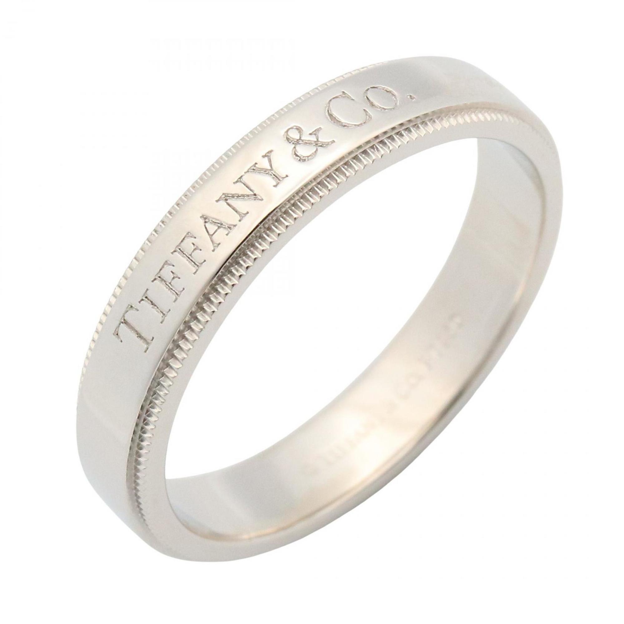 Milgrain Ring Sterling Silver and Platinum