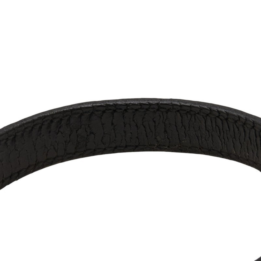 Kelly Bracelet Box Calf Leather Black and Silver