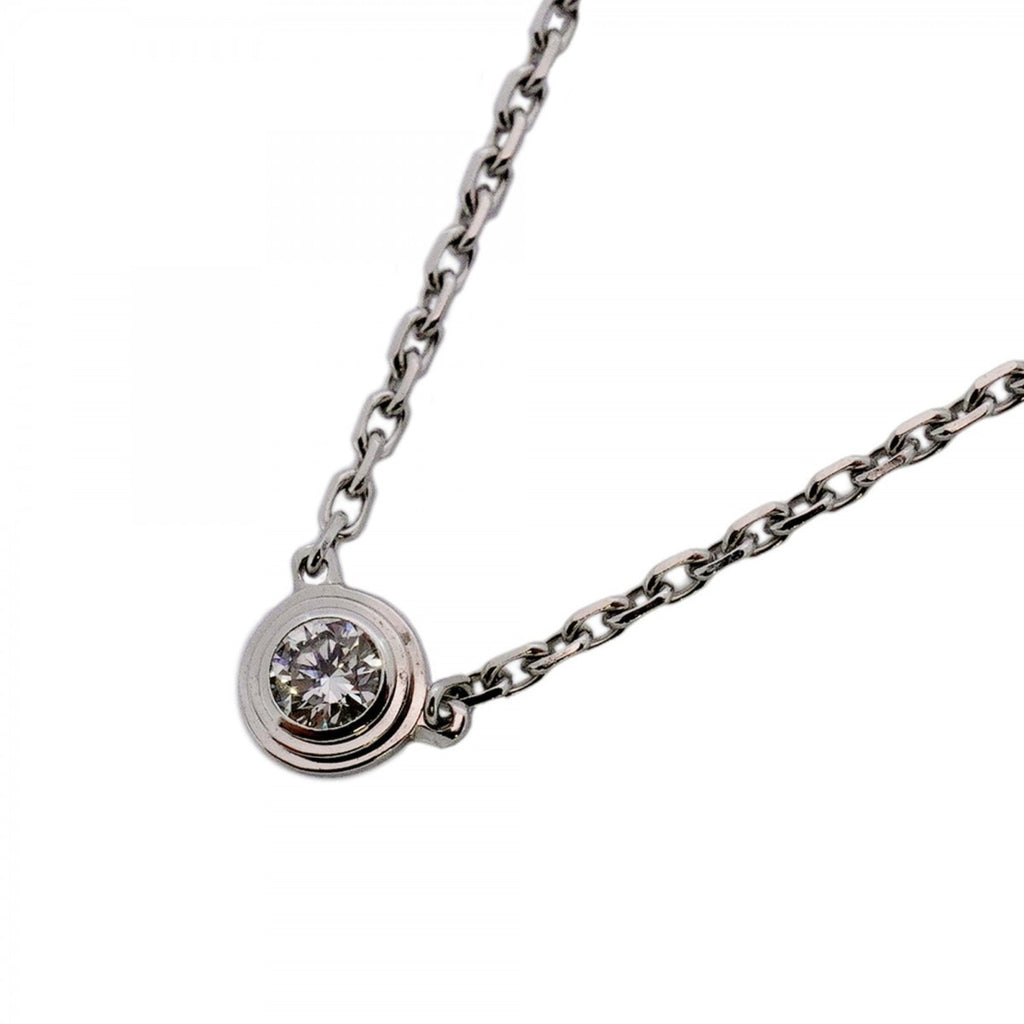 Pendant Necklace 18K White Gold with Diamond