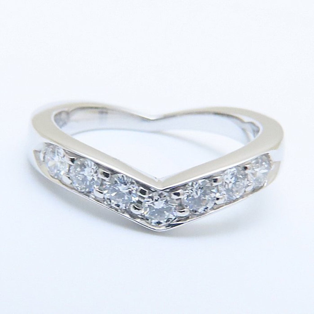 V-Band Ring Platinum