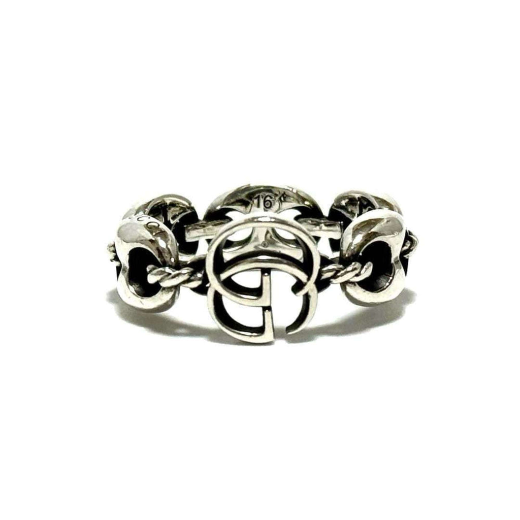 Anchor Chain Ring Sterling Silver