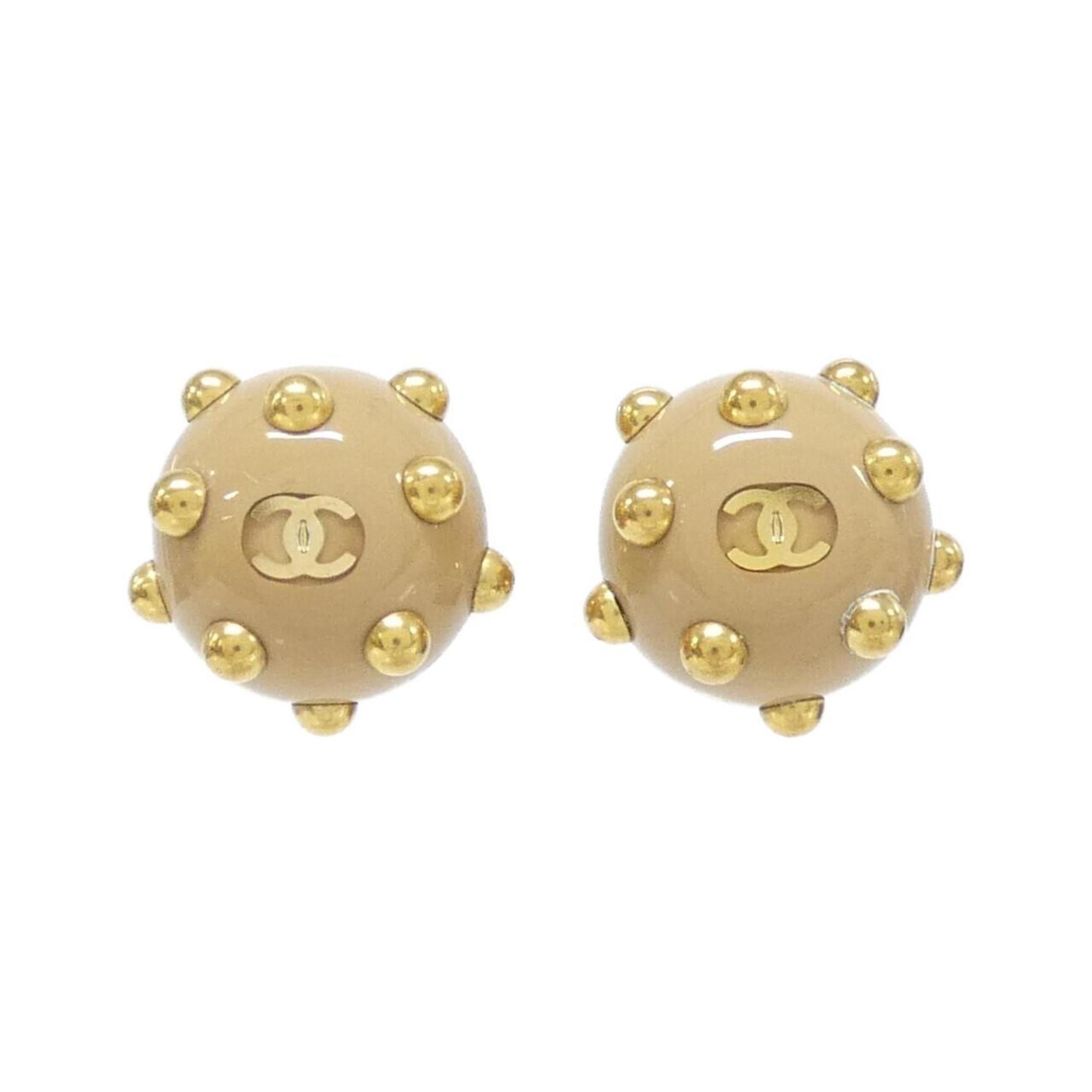 Clip-On Earrings Clip-On Gold-Tone Metal