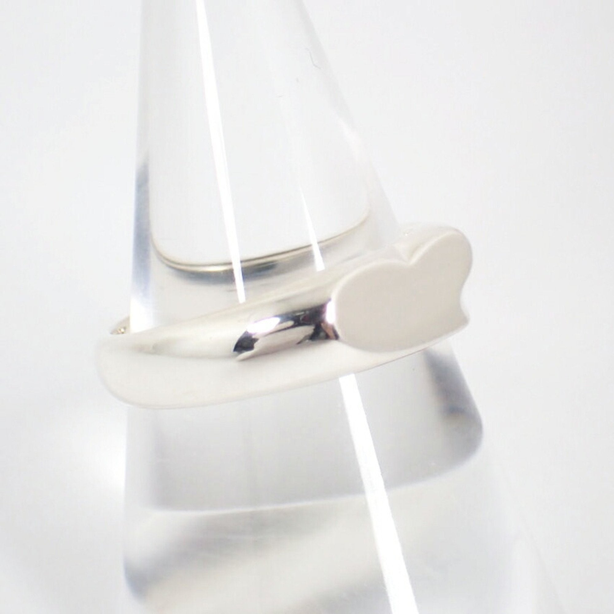 Signet Heart Ring Sterling Silver