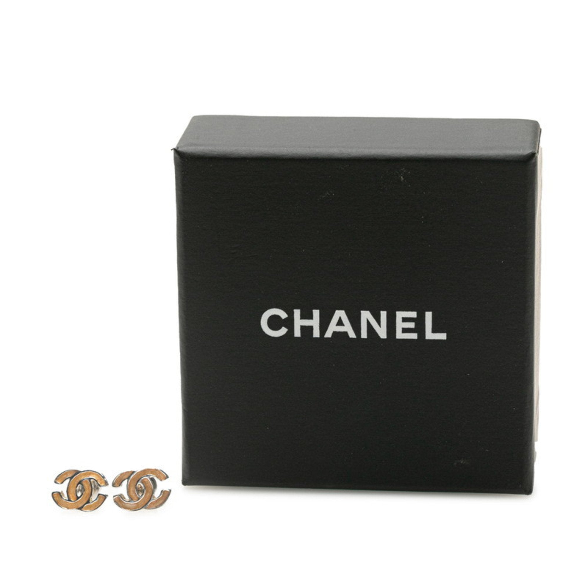 CC Logo Earrings Silver-Tone Metal Silver-Tone Metal
