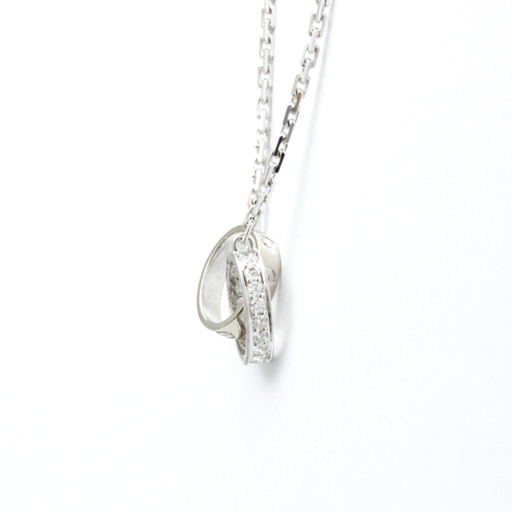 Pendant Necklace 18K White Gold With Diamond