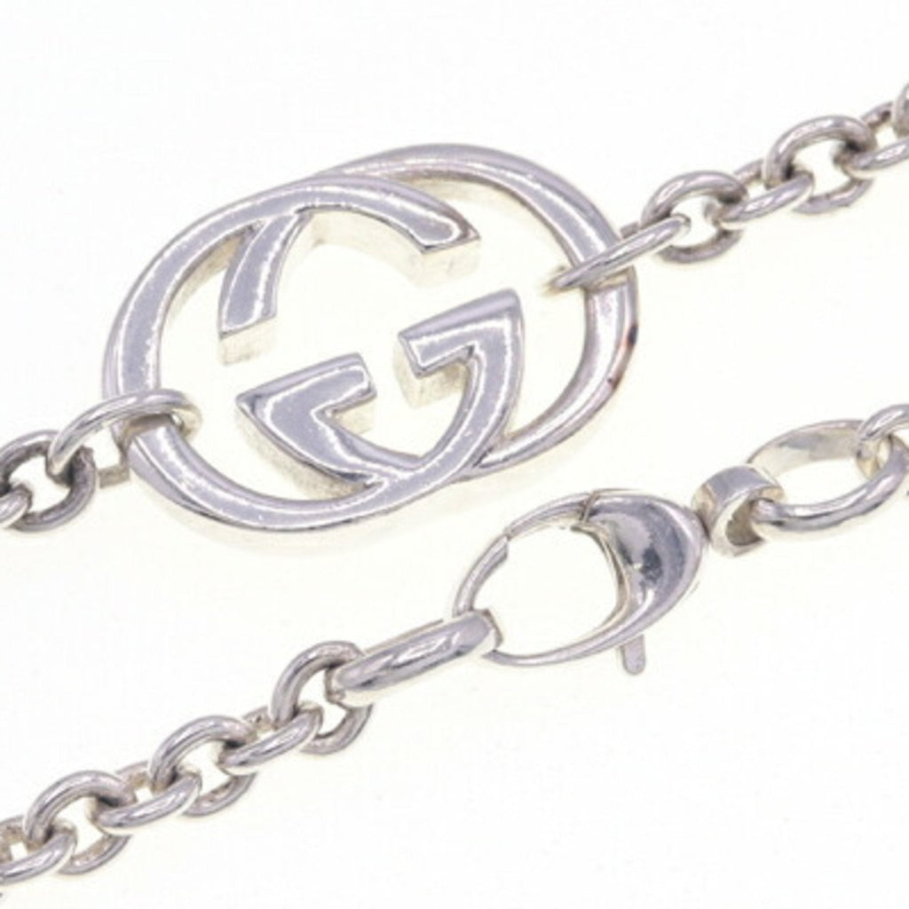 Double G Pendant Necklace Sterling Silver