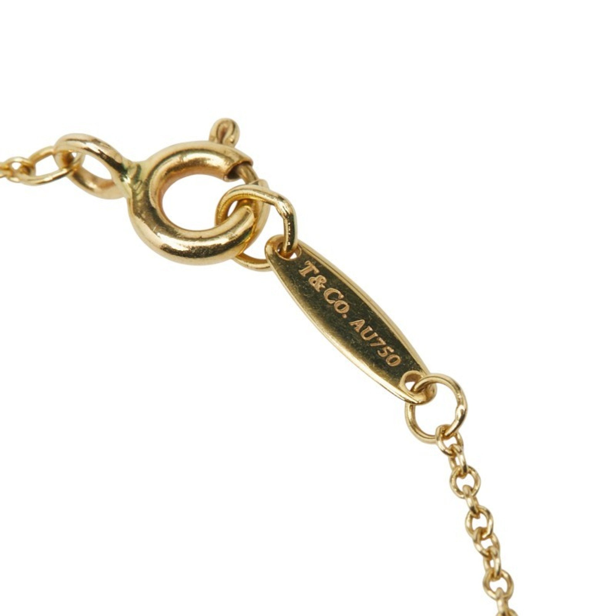 Elsa Peretti Diamonds By The Yard Pendant Necklace 18K Yellow Gold
