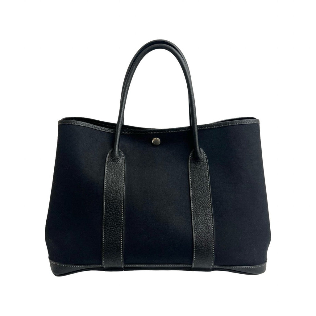 Garden Party Tote Toile and Leather 36