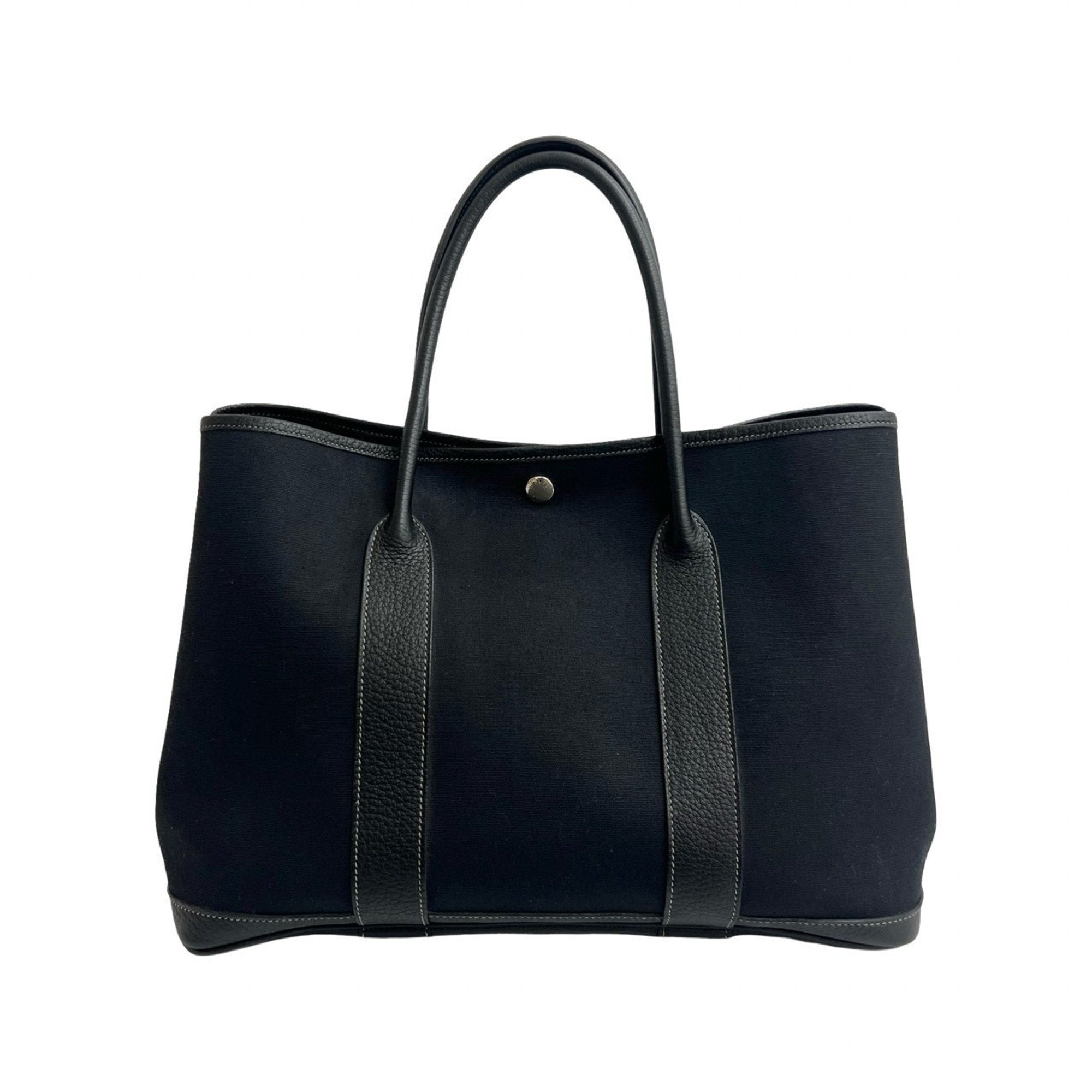 Garden Party Tote Toile and Leather 36