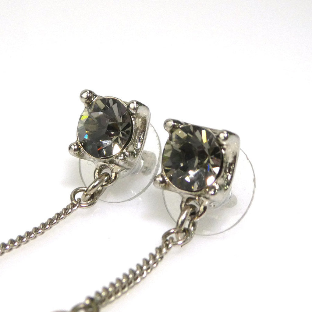 CC Logo Earrings Silver-Tone Metal Silver-Tone Metal