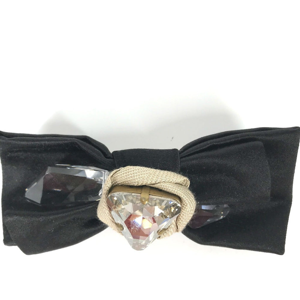 Brooch Silk Black