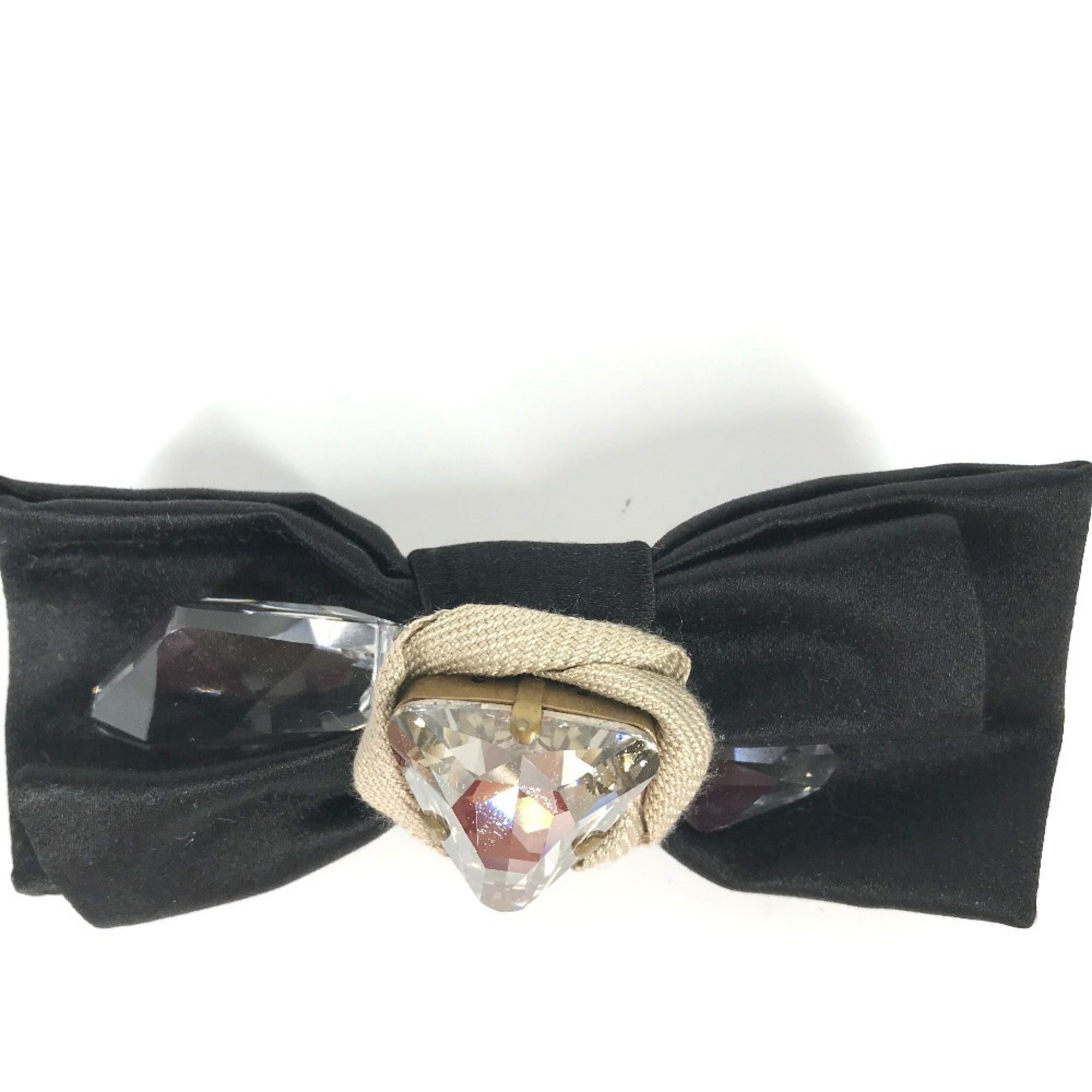 Brooch Silk Black
