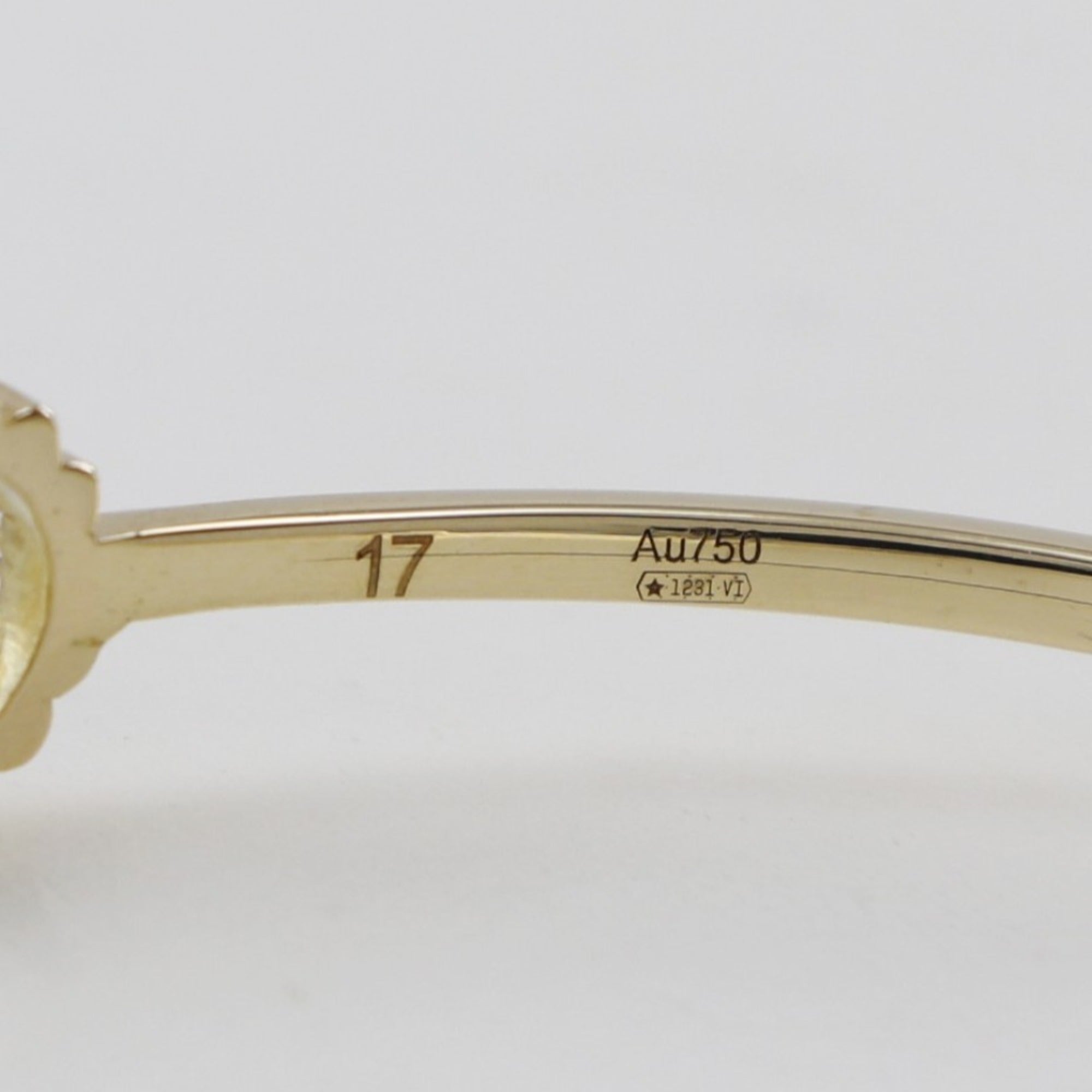 Running Bangle 18K Yellow Gold with Diamond Bracelet