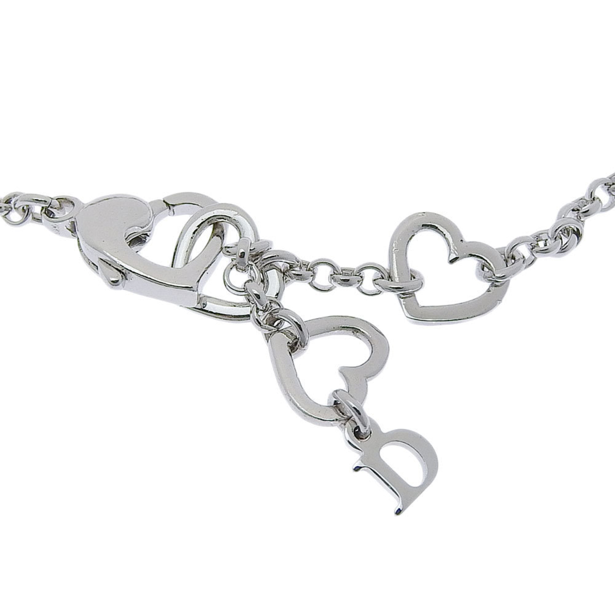 Bracelet Metal with Rhinestone Heart