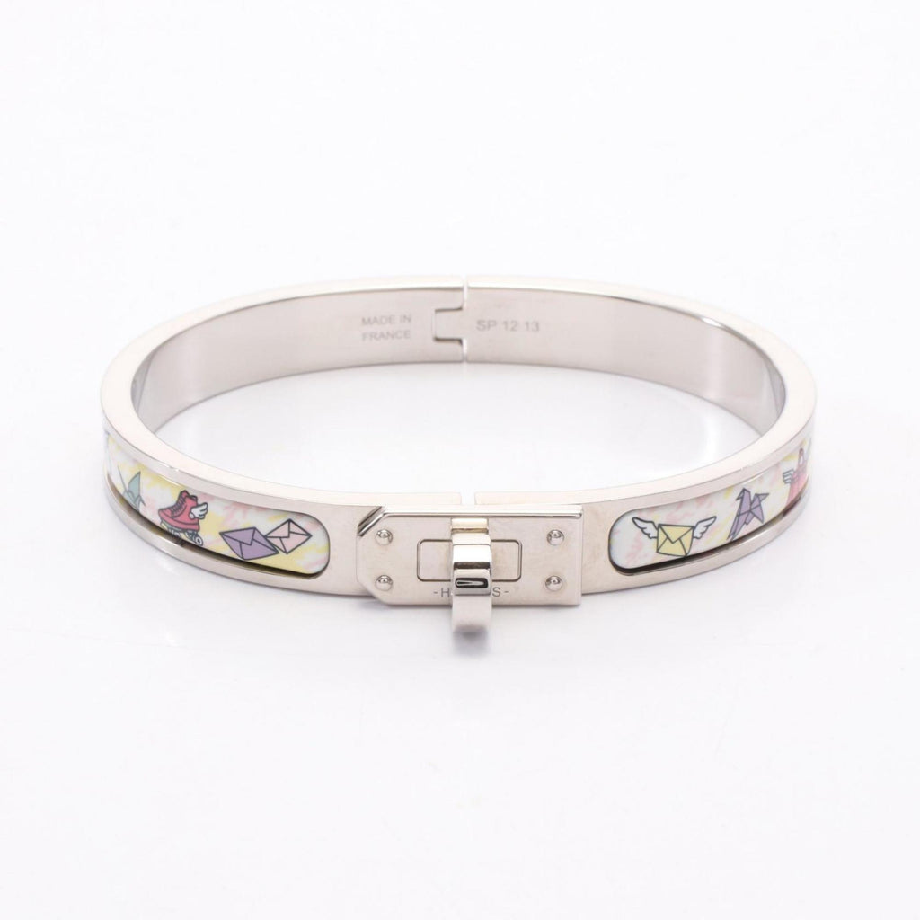 Bangle Leather and Stainless Steel Mini Bracelet