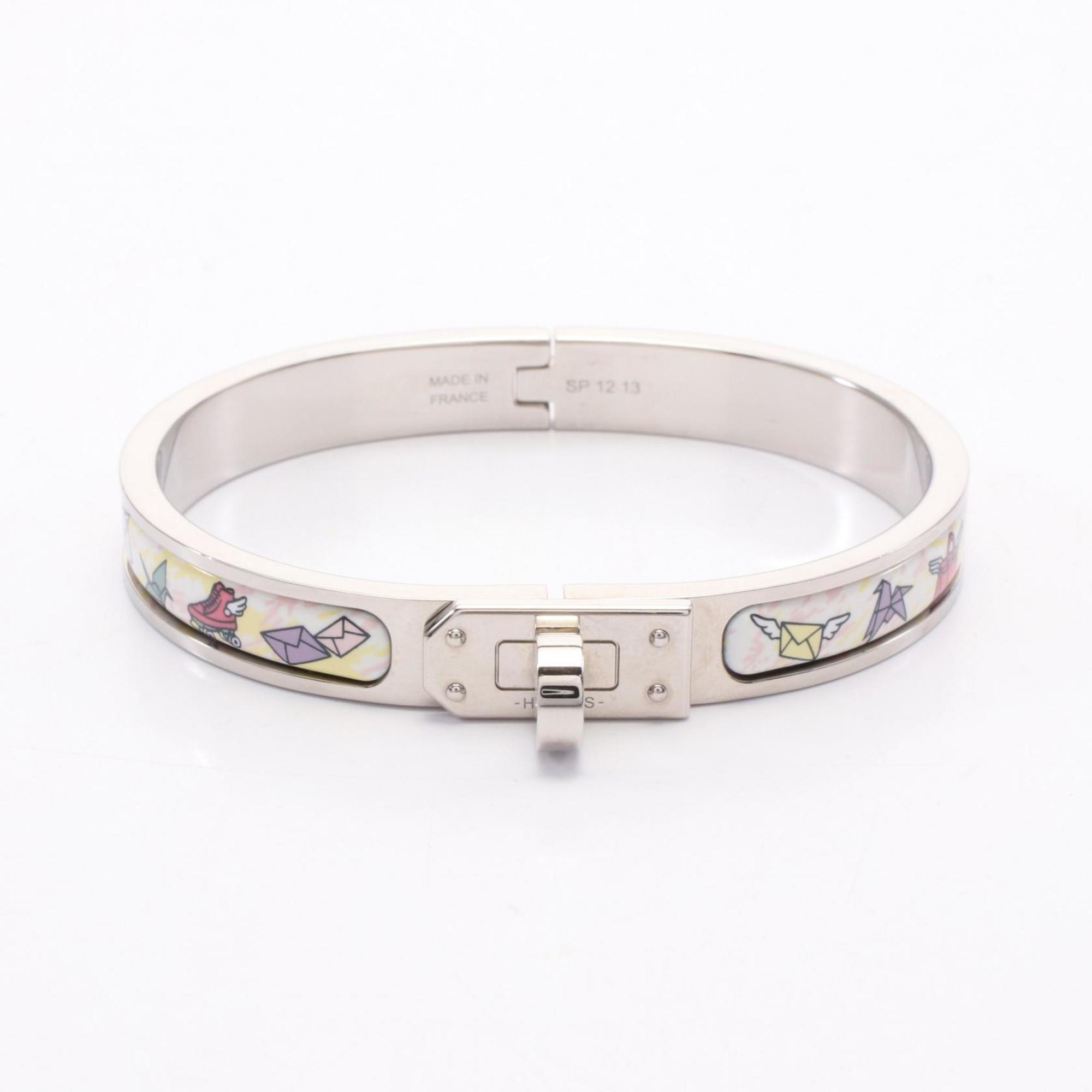 Bangle Leather and Stainless Steel Mini Bracelet