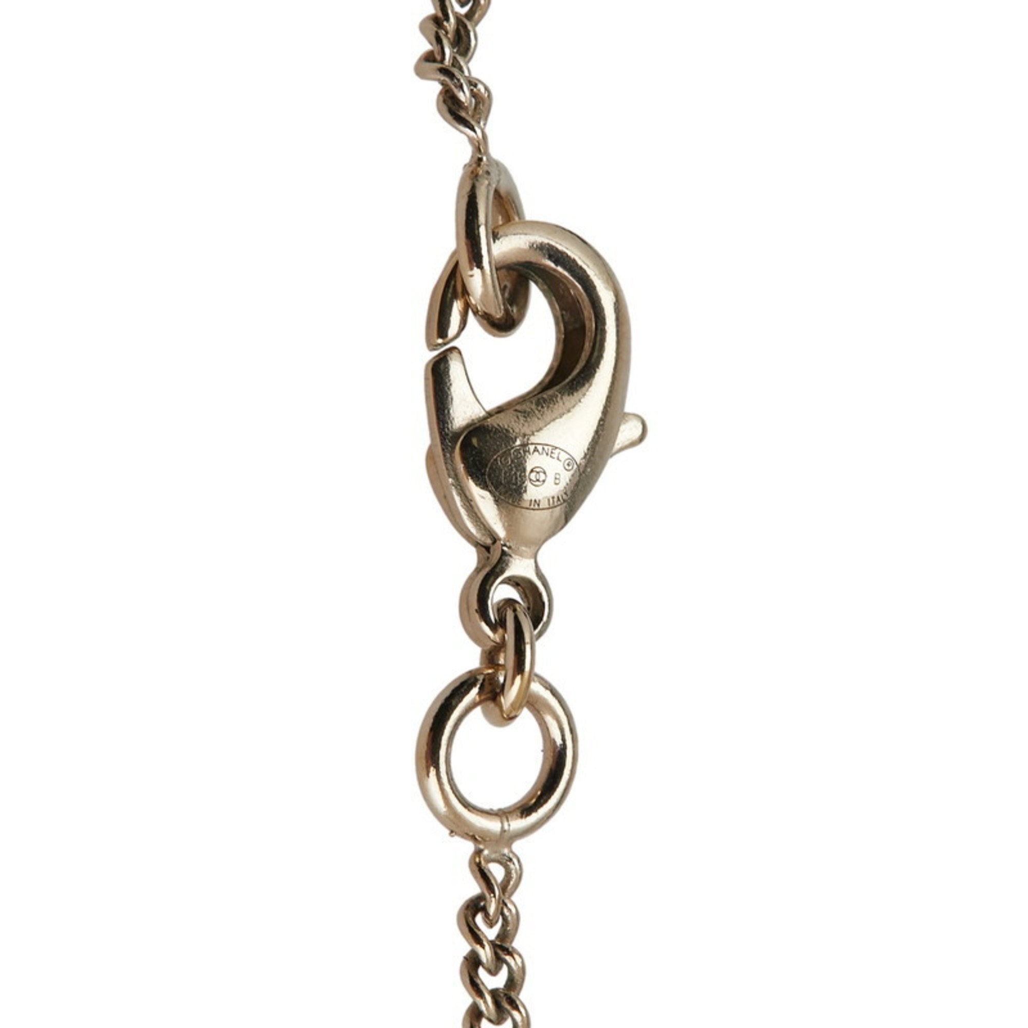 CC Logo Pendant Necklace Metal