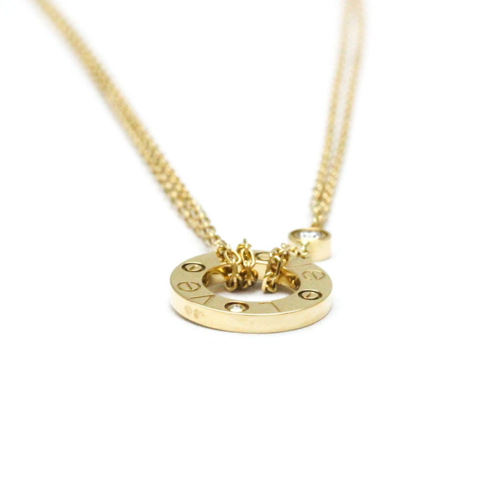 Pendant Necklace 18K Yellow Gold with Diamond