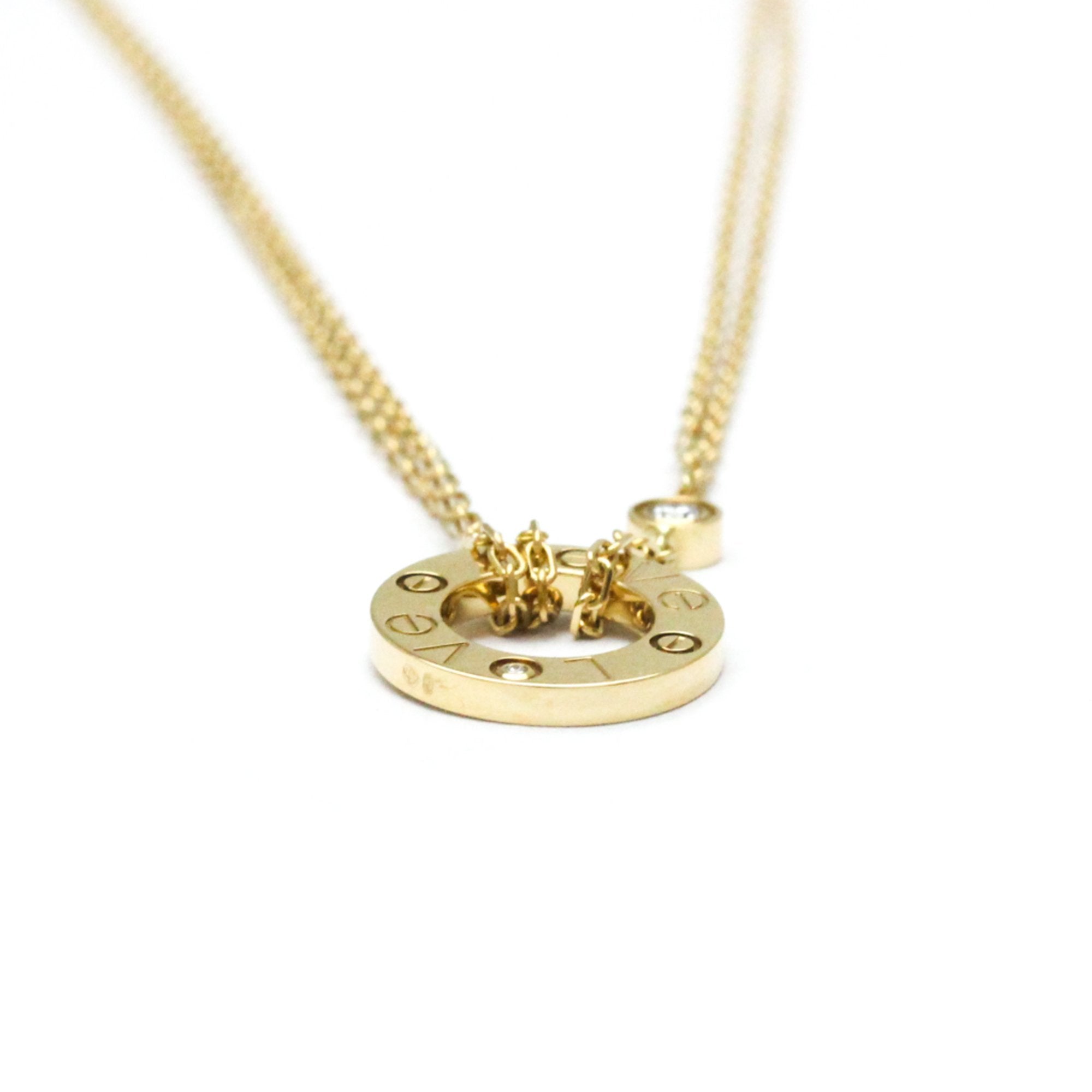 Pendant Necklace 18K Yellow Gold with Diamond