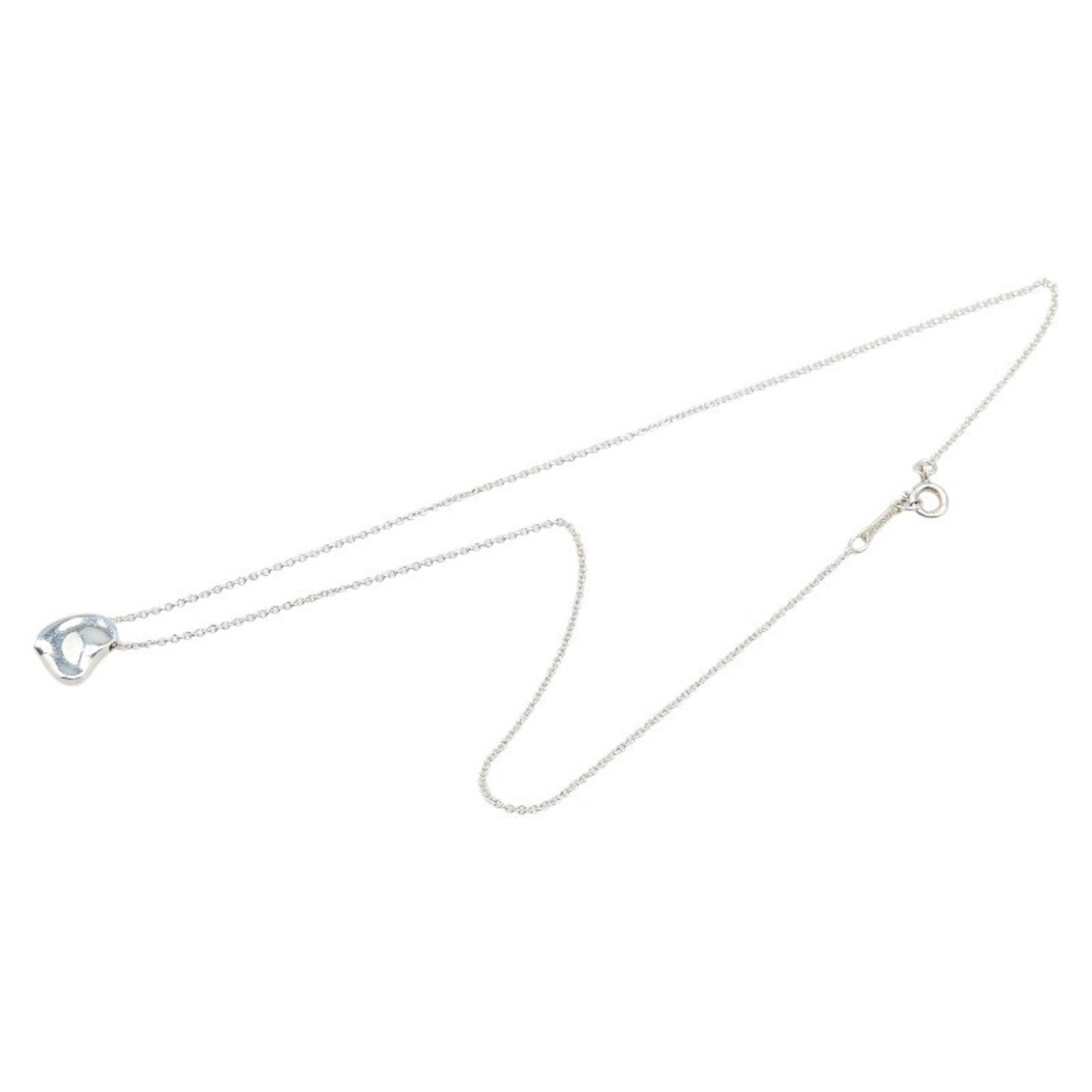 Full Heart Pendant Necklace Sterling Silver