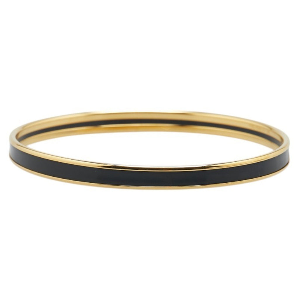 Bangle Gold Black Plated Bracelet