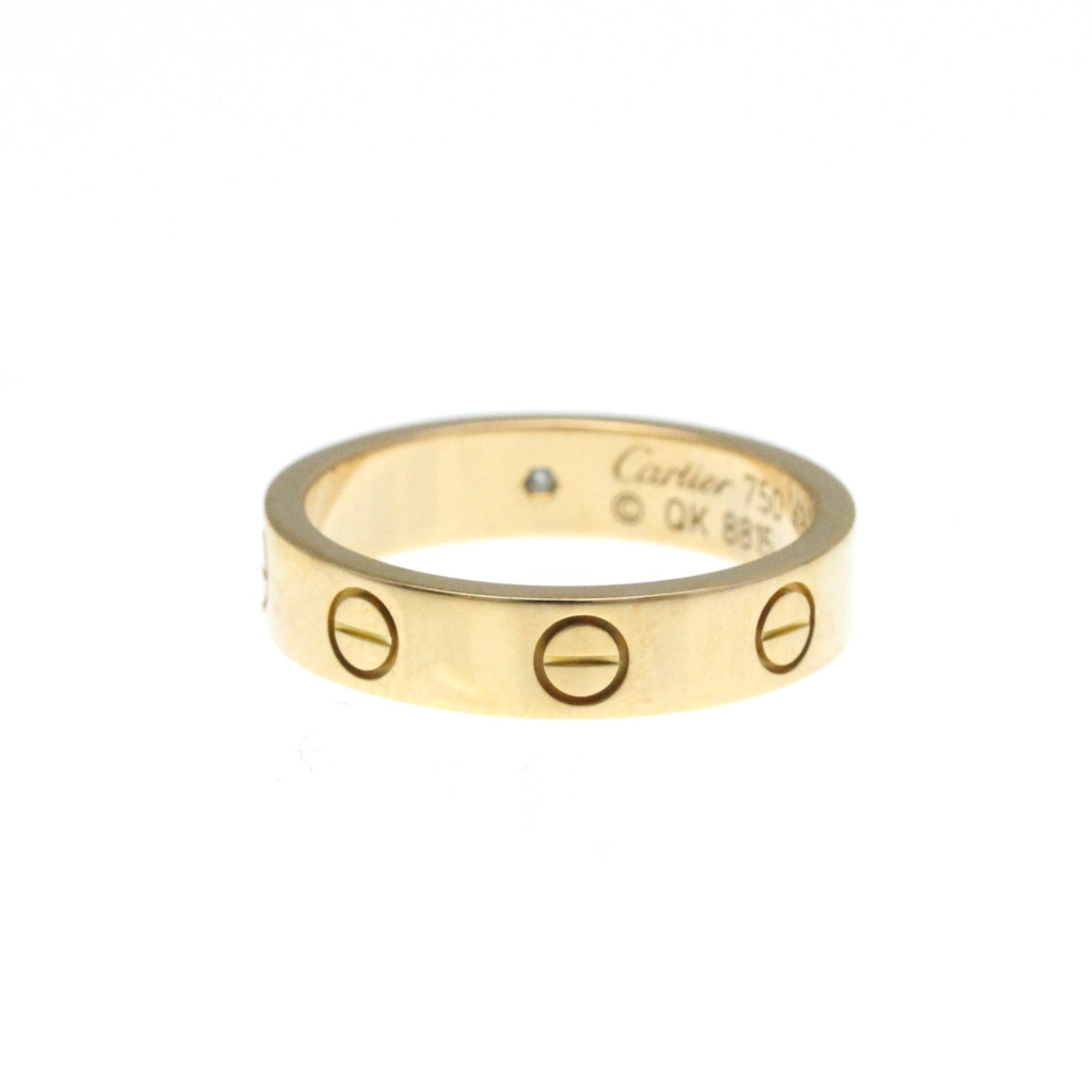 Love Ring 18K Rose Gold with Diamond Mini