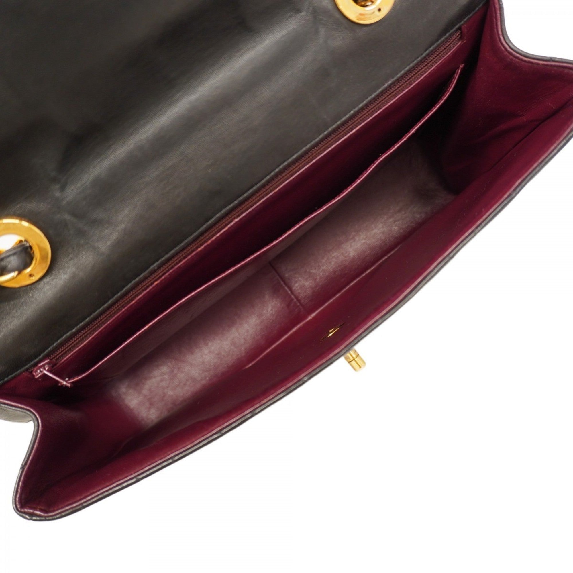 Vintage Classic Single Flap Bag Quilted Lambskin Jumbo