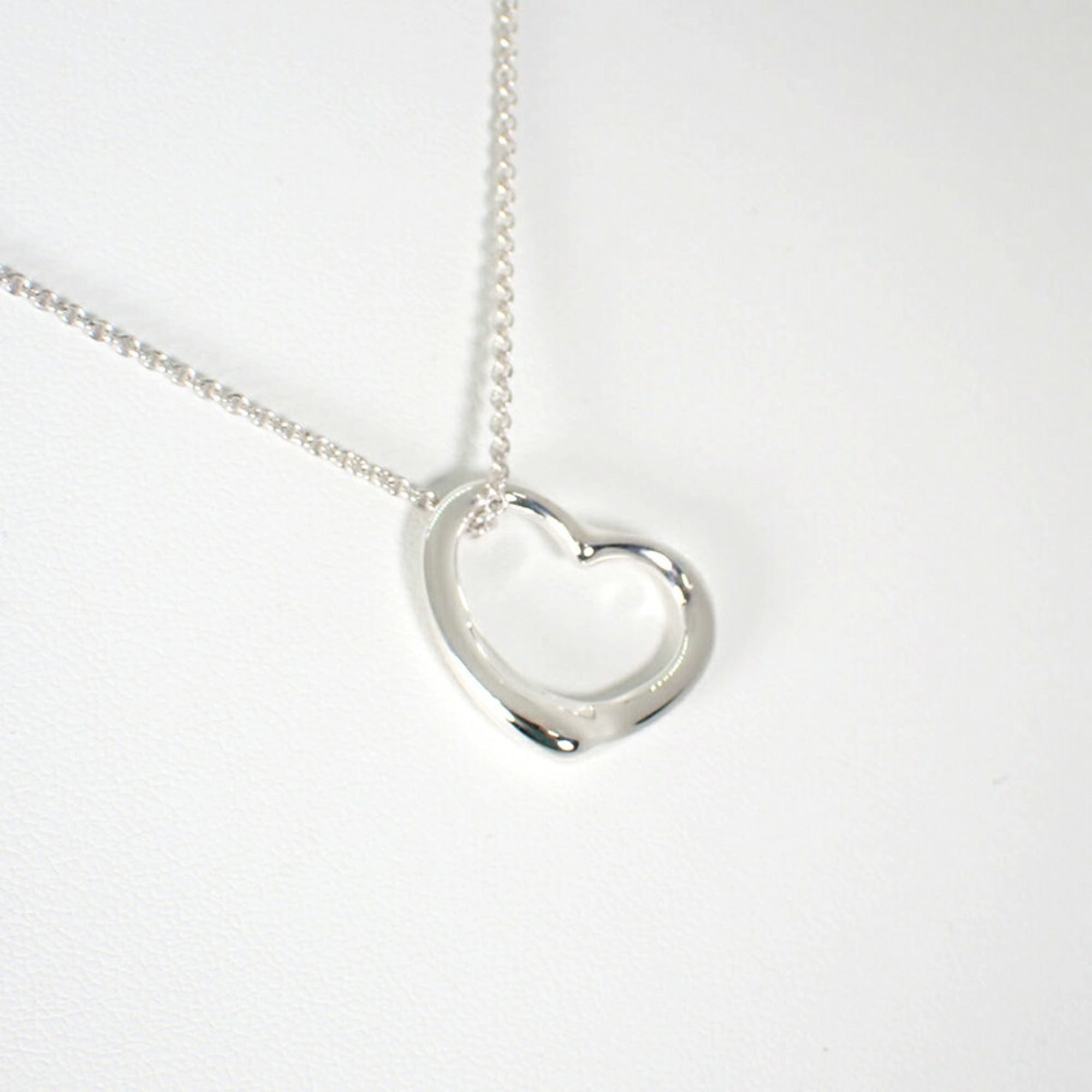 Heart Pendant Necklace Sterling Silver