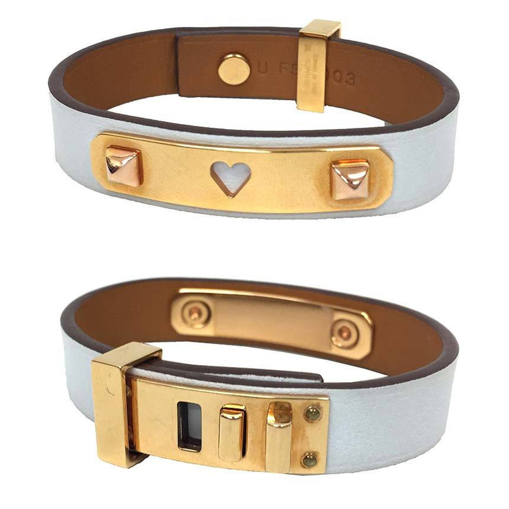 Charm Bracelet Swift Leather Off-White