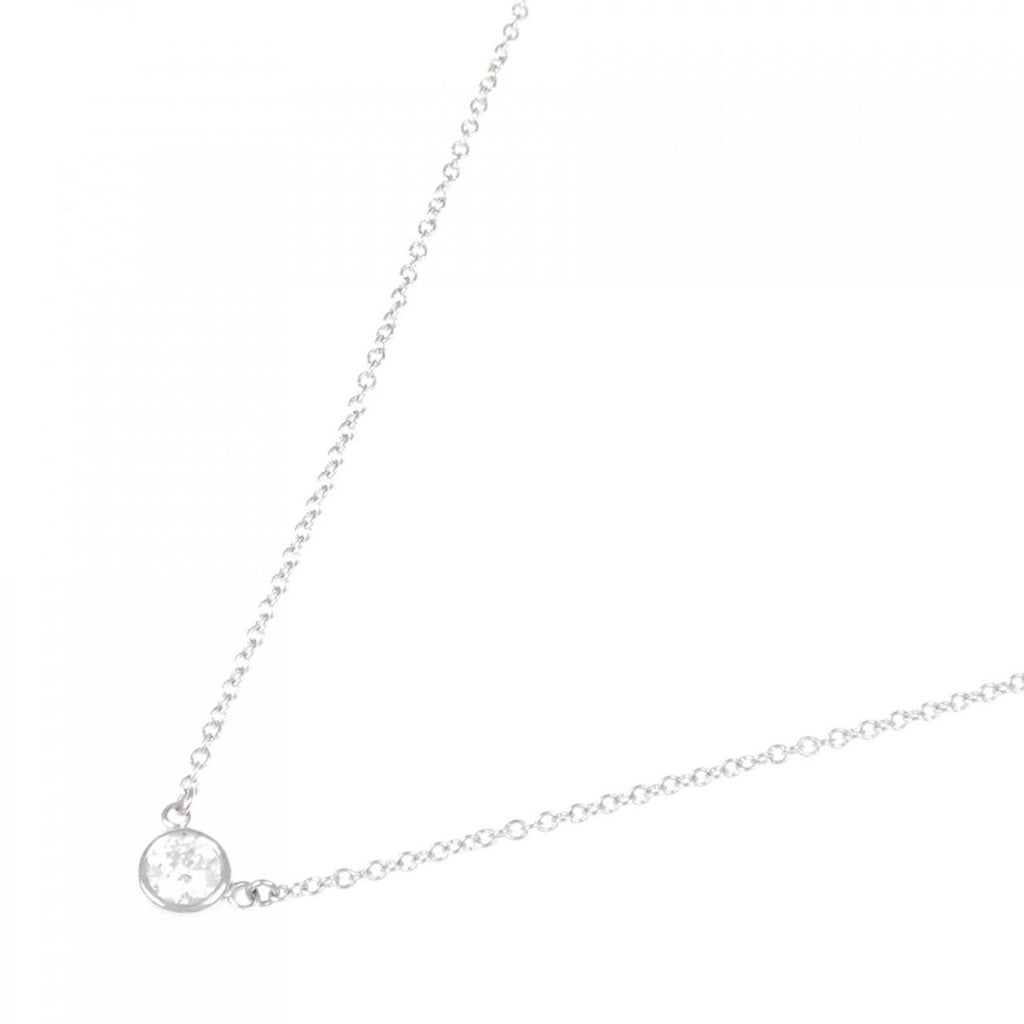 Elsa Peretti Diamonds By The Yard Pendant Necklace Platinum and Diamond 0.20-0.29CT