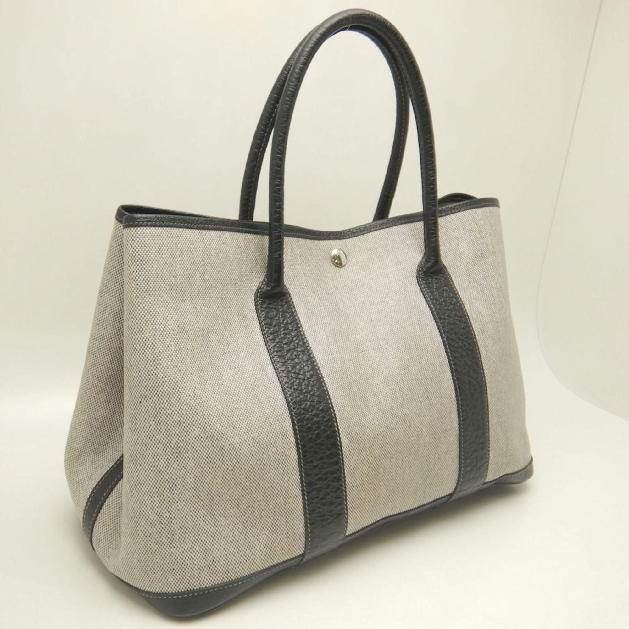 Garden Party Tote Toile and Leather 36