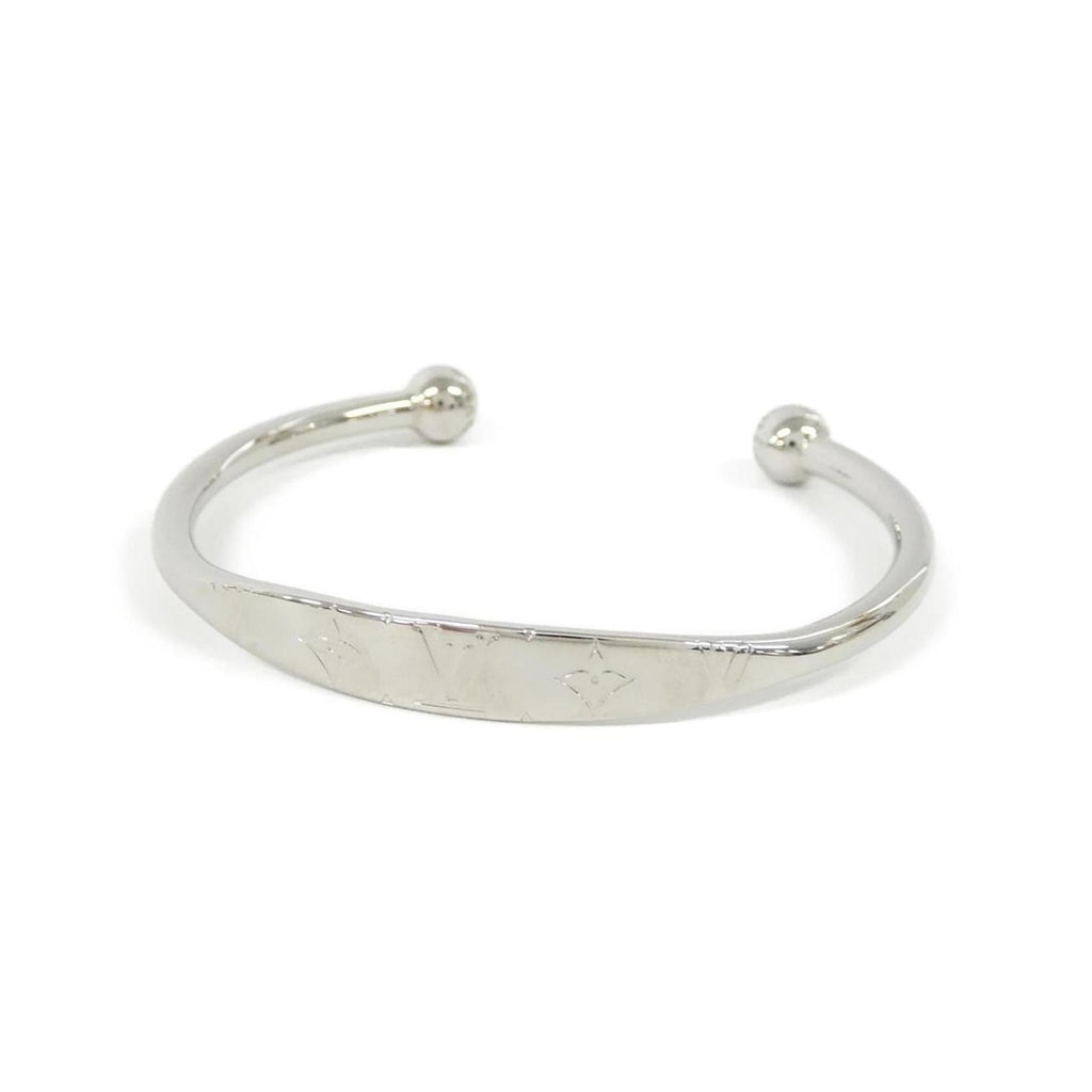 Monogram Bangle Silver Bracelet