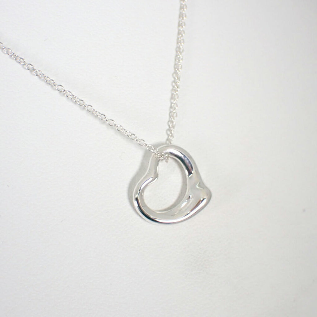 Heart Pendant Necklace Sterling Silver