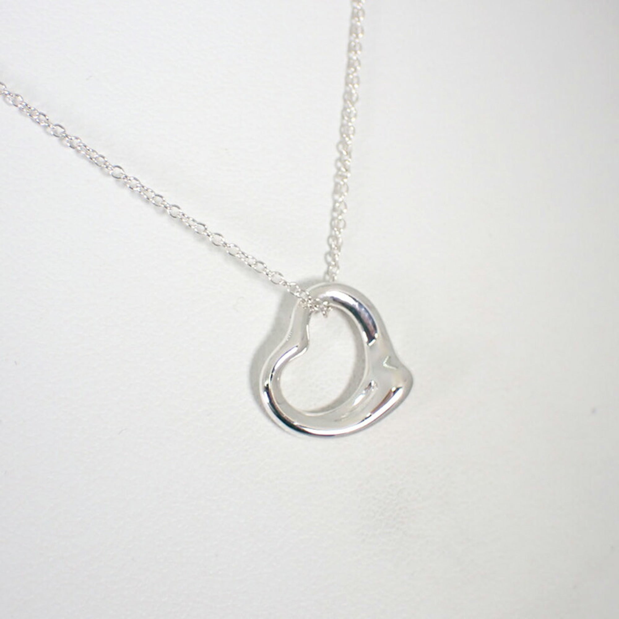 Heart Pendant Necklace Sterling Silver