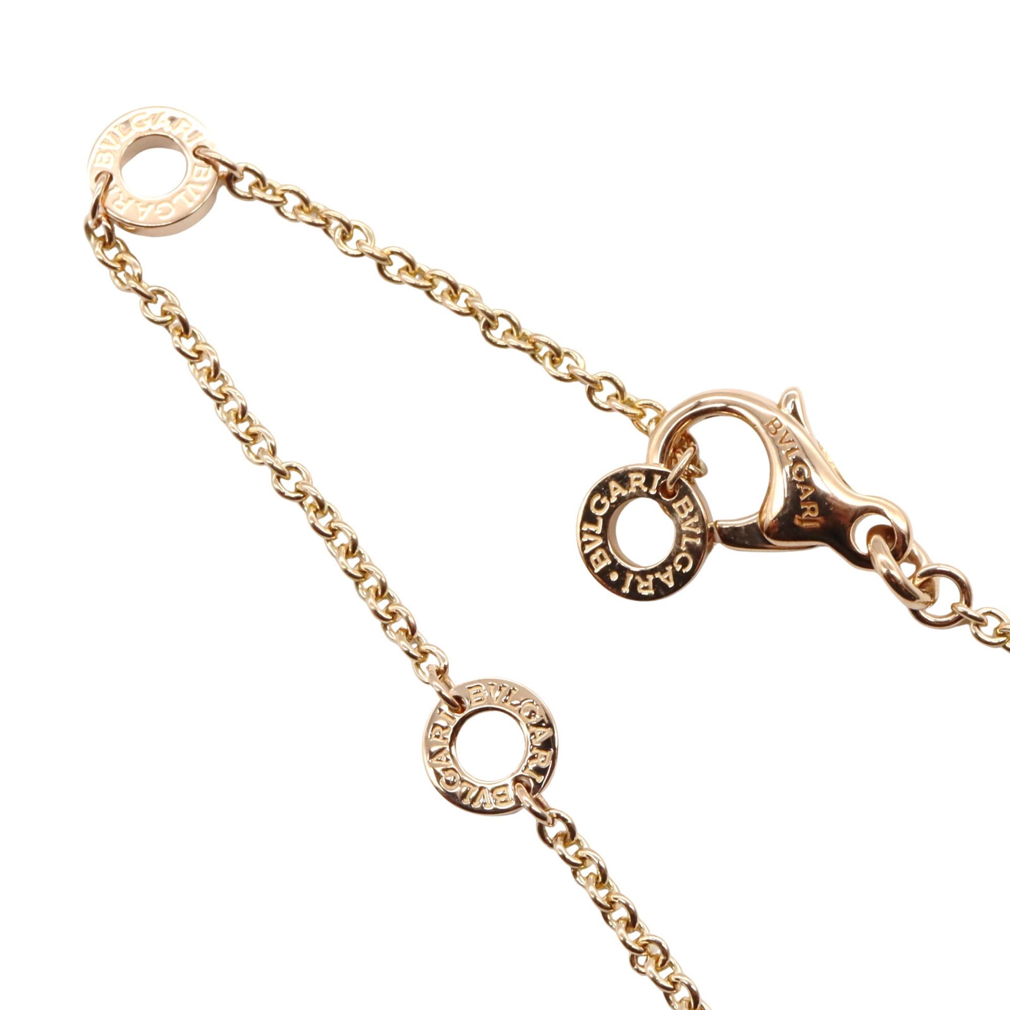 B.Zero1 Pendant Necklace Ceramic and 18K Rose Gold