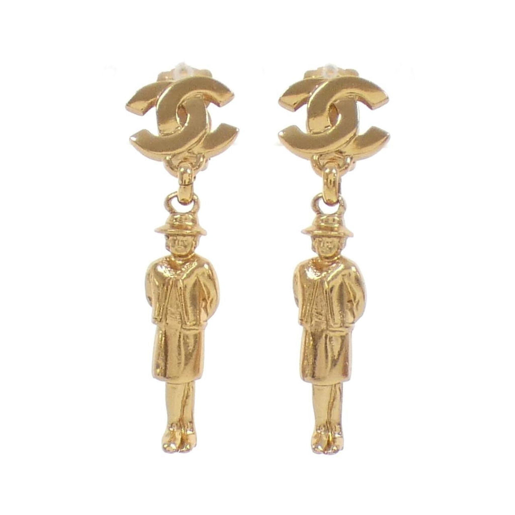 Clip-On Earrings Clip-On Gold-Tone Metal