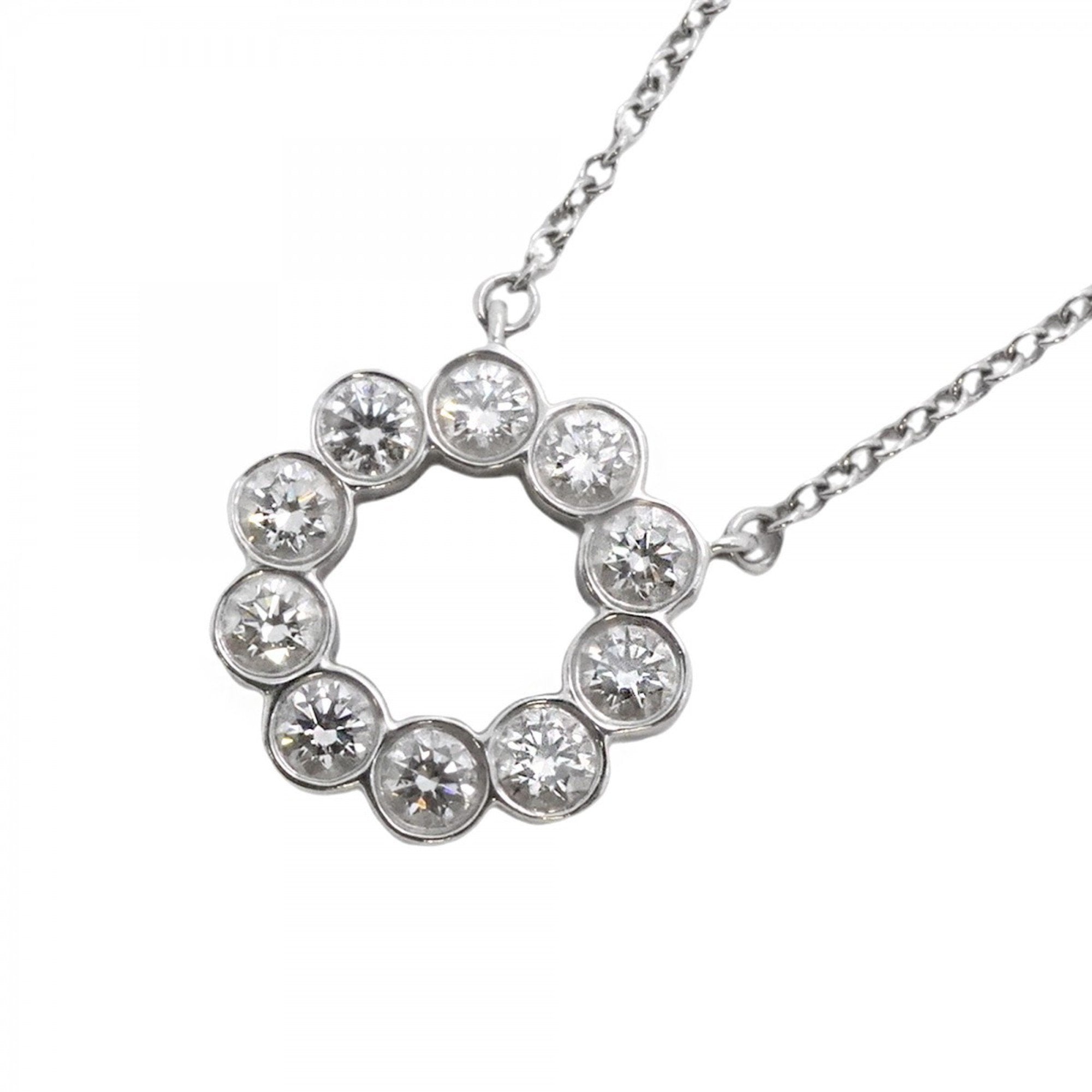 Pendant Necklace Platinum with Diamond