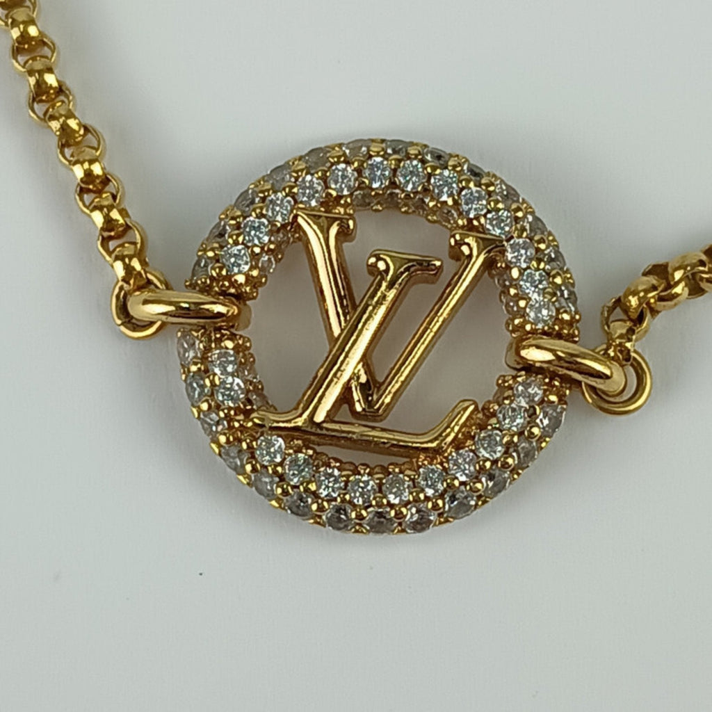 Louise By Night Bracelet Gold and Rhinestone