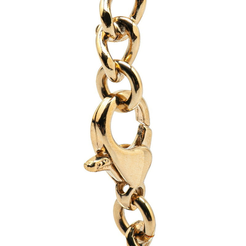 CC Logo Pendant Necklace Metal