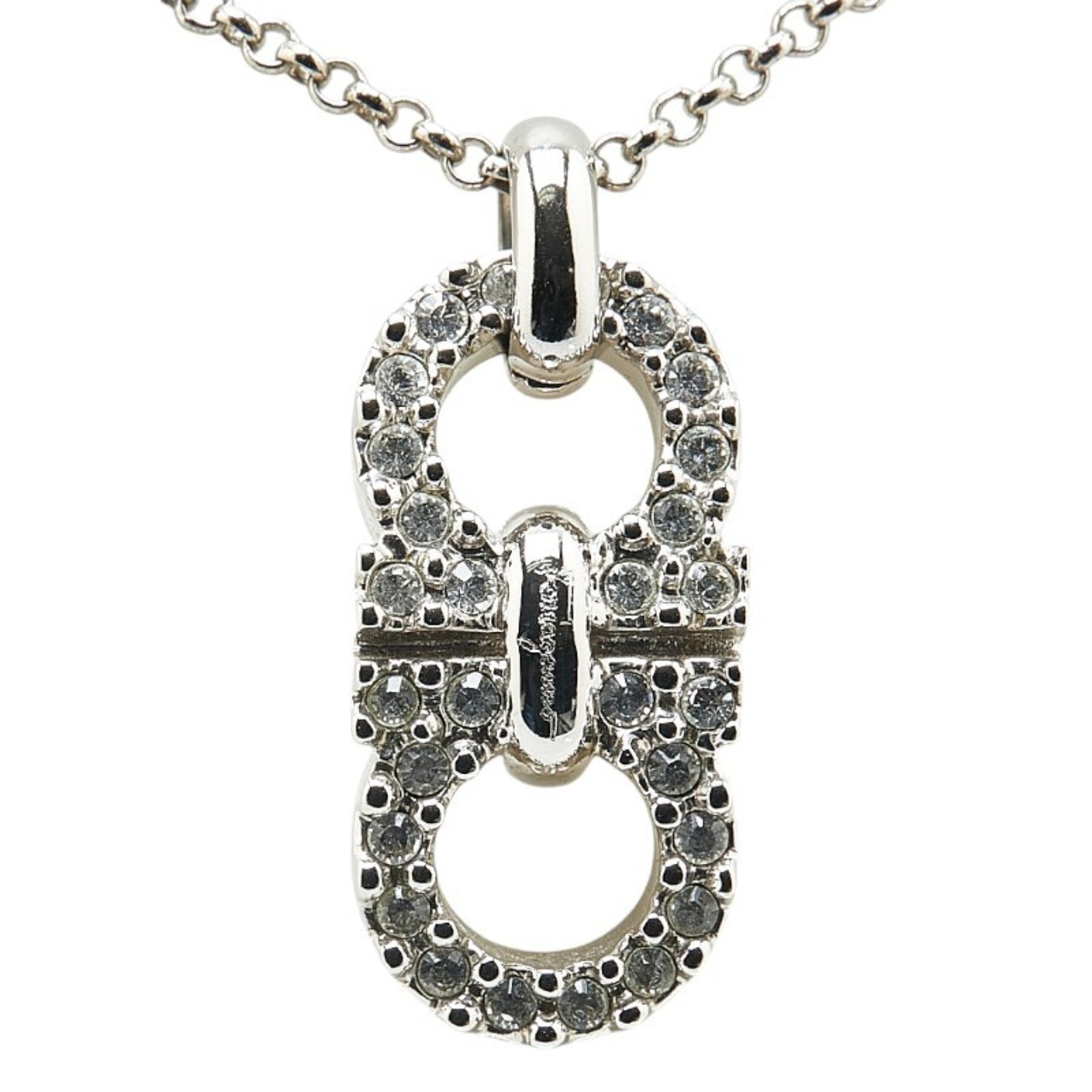 Gancini Pendant Necklace Metal