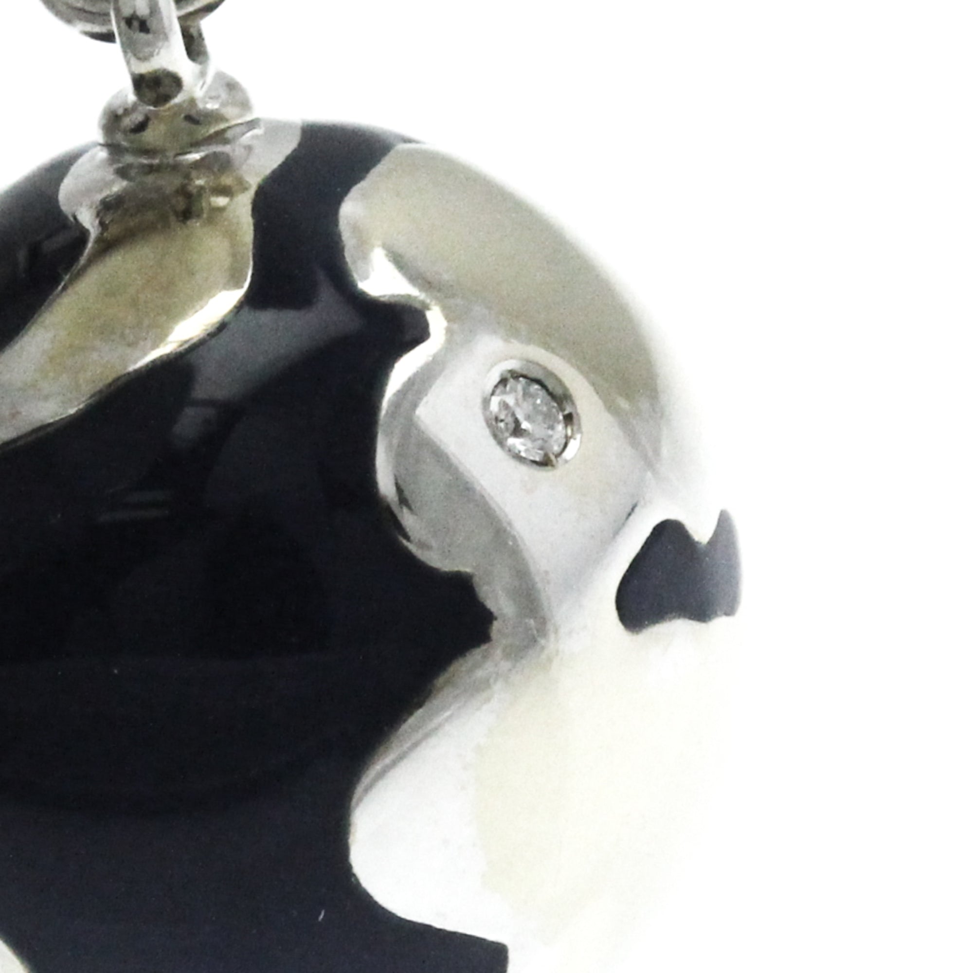Pendant Necklace 18K White Gold and Diamond