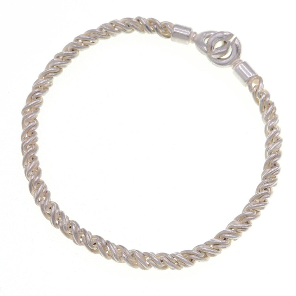 Twisted Rope Bracelet Sterling Silver