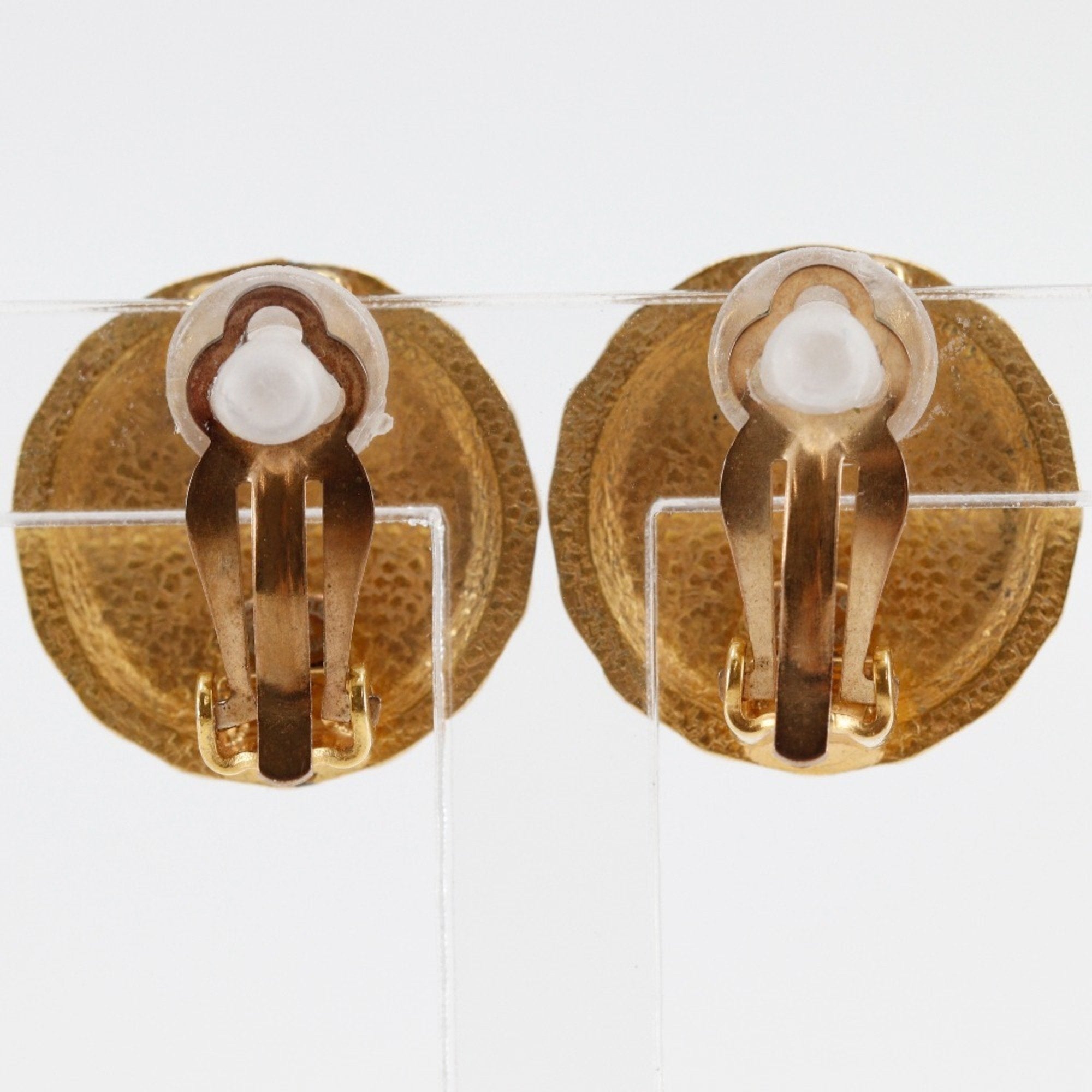 Clip-On Earrings Clip-On Gold-Tone Metal