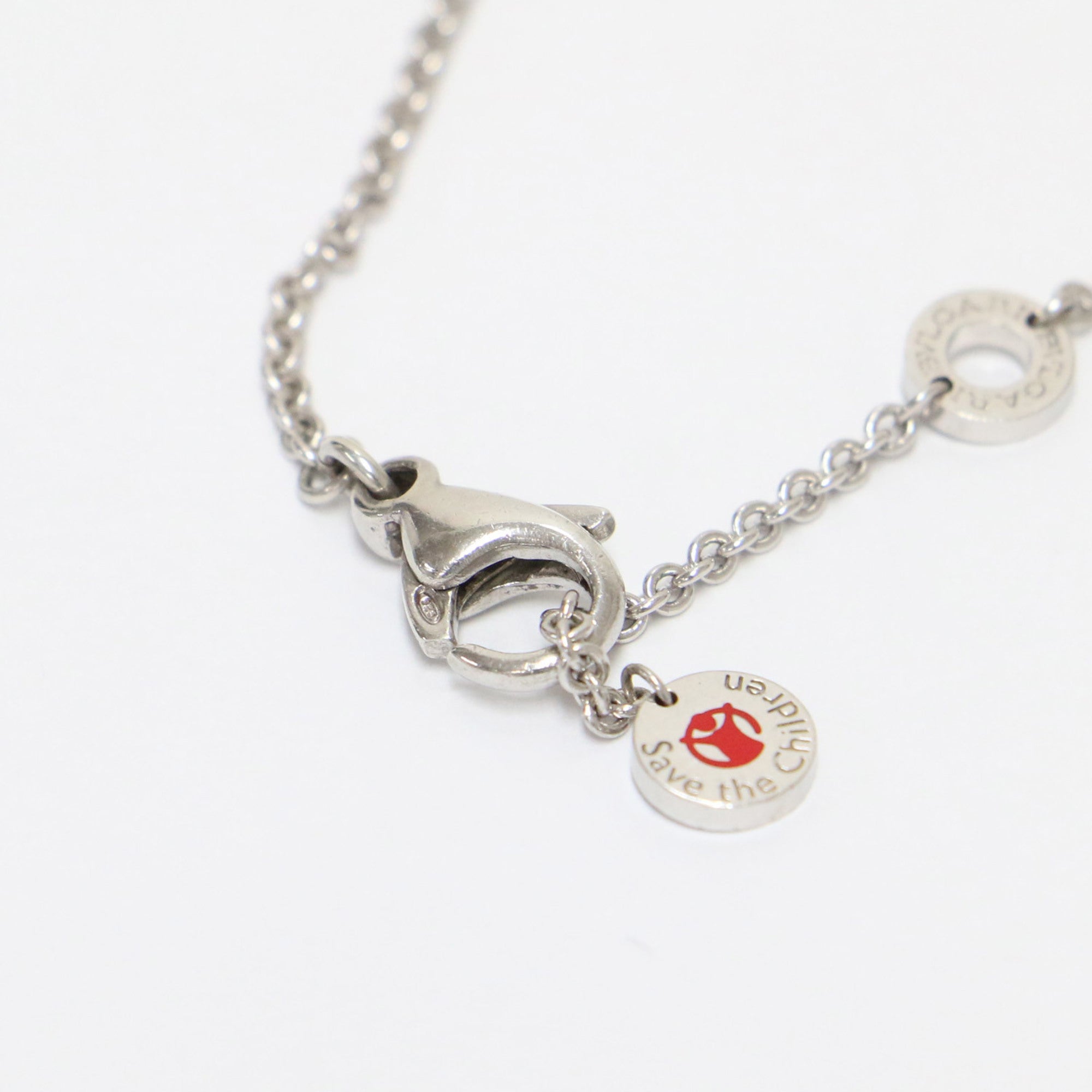 B.Zero1 Pendant Necklace Sterling Silver and Ceramic Black