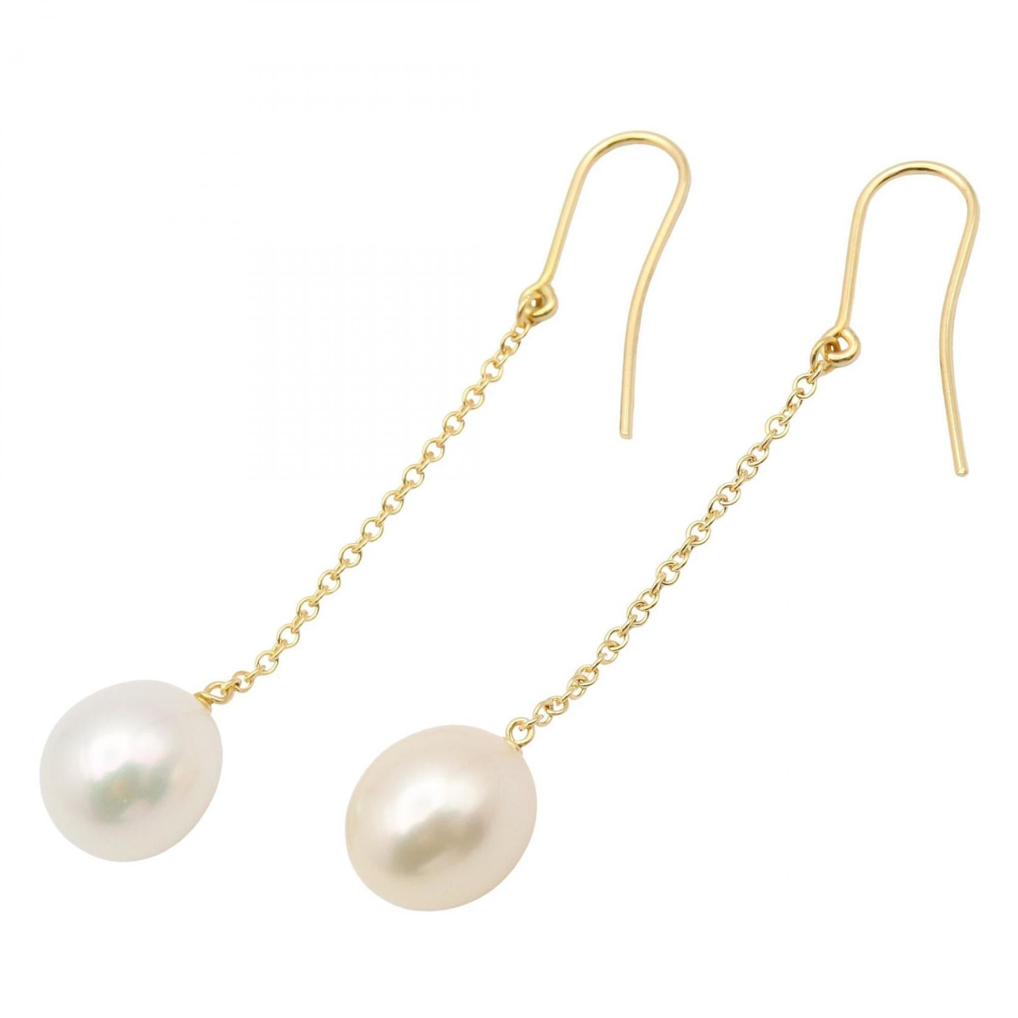 Earrings Pearl 18K Yellow Gold