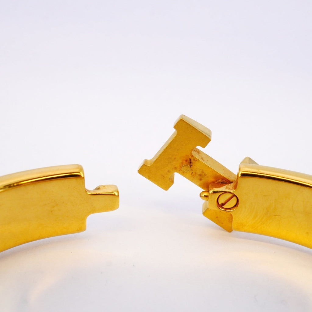 Click-Clack Mini Bangle Gold and Black Bracelet