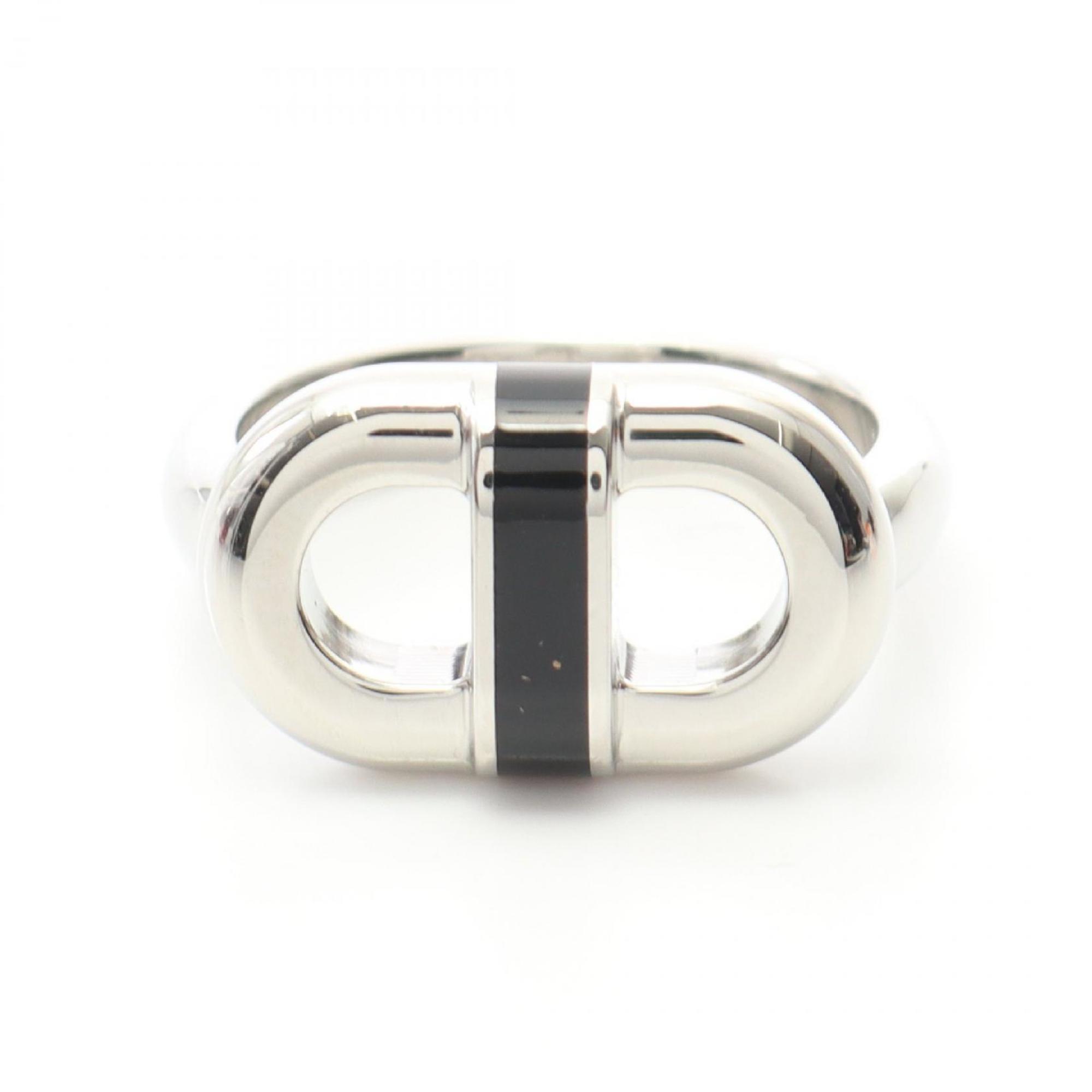 Maillon Chaine D'Ancre Noir Band Ring Stainless Steel