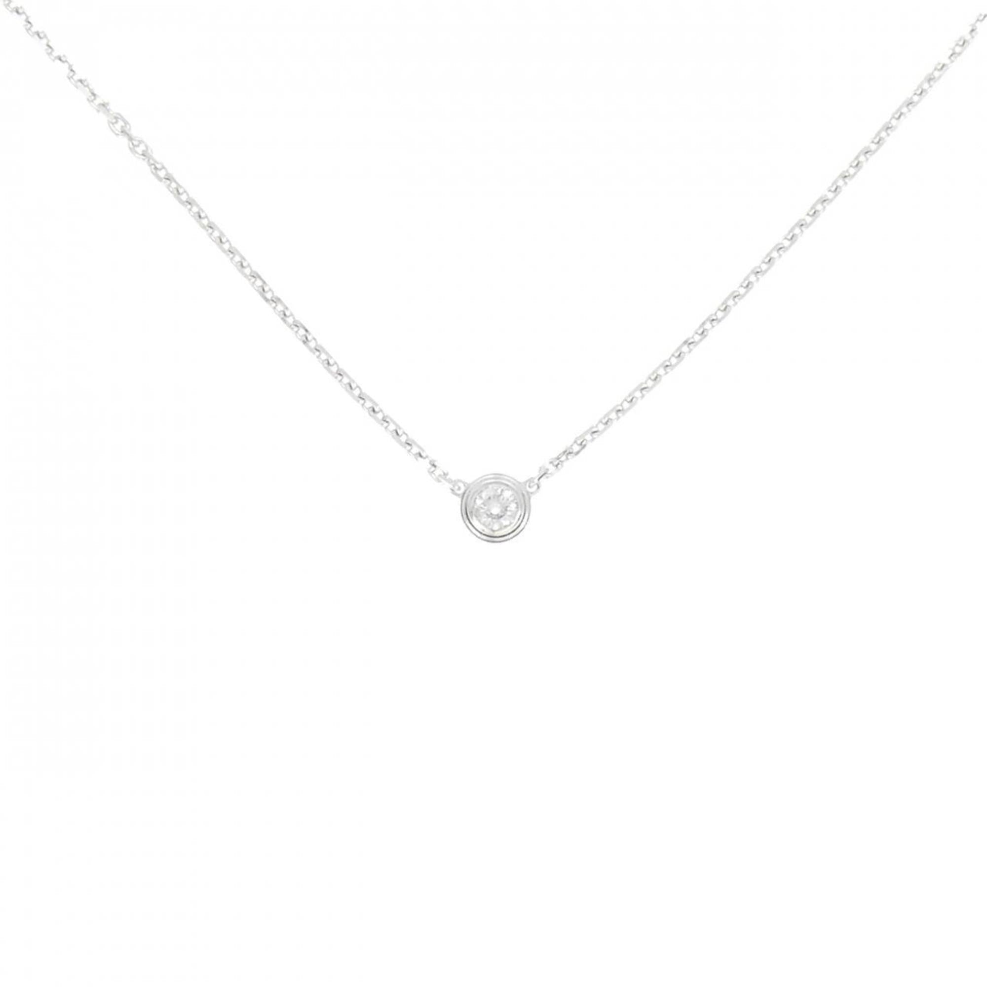 Pendant Necklace 18K White Gold